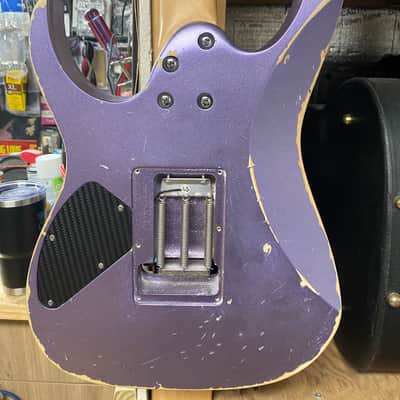 Ibanez RG 1990’s - Lavender Refin - Autographed image 5