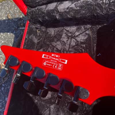 Ibanez MTM1 Mick Thomson Signature W/OHSC Electric Guitar slipknot Seven 7 Red image 8