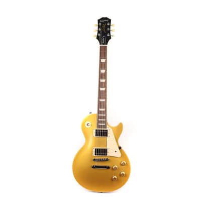 Epiphone Les Paul Standard 50s Electric Guitar Gold Top image 3