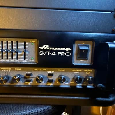 Ampeg SVT-4 PRO 1200-Watt Bass Amp Head 1997 - 2006 - Black image 4