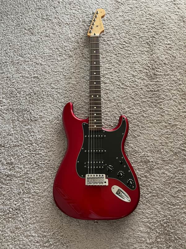 Fender FSR Stratocaster 2015 MIM HSS Limited Edition Metallic Red Rare Guitar image 1