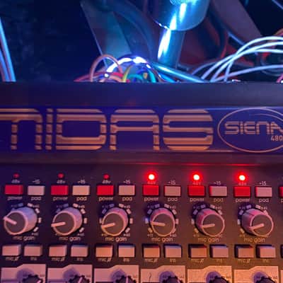 Midas Siena 480 Black 48-Channel, 16-Bus Sound Reinforcement Mixing Console (Tour Package) image 4