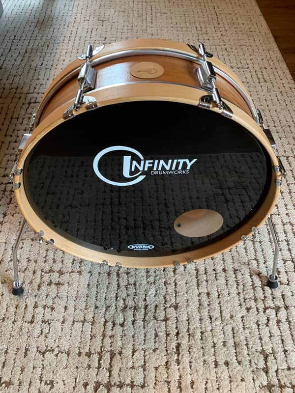 Infinity Drumworks 22x6 Skinny Bass Drum - Satin image 1