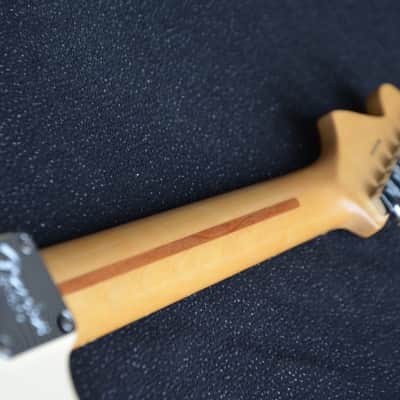 Fender American Standard Stratocaster made in USA 2008*all original/one owner*very fine guitar that sounds/plays/looks really great*nicely aged olympic white*frets are 100%* image 13