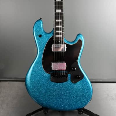 2020 Ernie Ball Music Man BFR Brilliant Blue Sparkle Stingray image 2