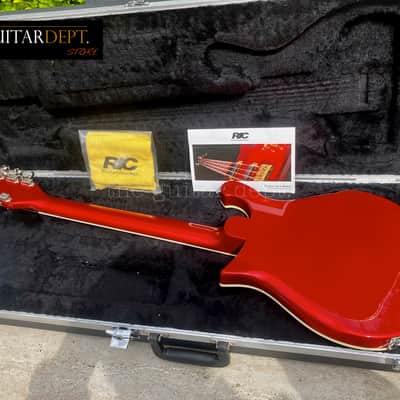 ♚UNDER THE BED♚MEGA RARE!!♚ 2013 RICKENBACKER 660-12 String♚RUBY RED METALLIC !♚7.6K TOASTERS♚360 image 16