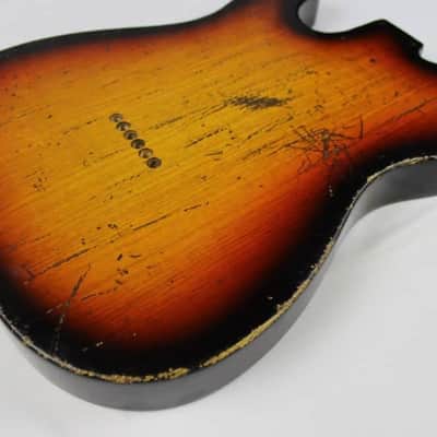 MJT Official Custom Order Vintage Aged Nitro Guitar Body by Mark Jenny VTT CUSTOM Sunburst image 10