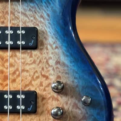 Jackson JS Series JS3Q Spectra Bass 2020 - Present - Amber Blue Burst image 11