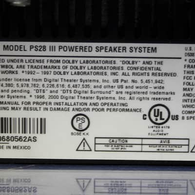 Bose  Lifestyle Model PS28 III Subwoofer Speaker with Power Cord -Black image 4