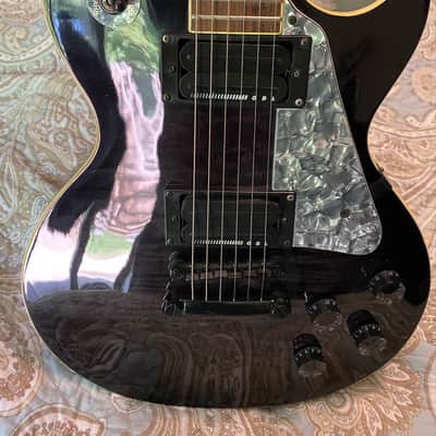Epiphone Les Paul Standard 1997 - Transparent Black Flame image 5