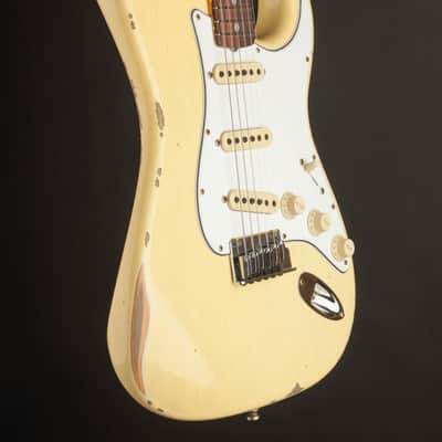 Fender Custom Shop Strat Pro NAMM 2025 Aged Vintage White/Relic image 8