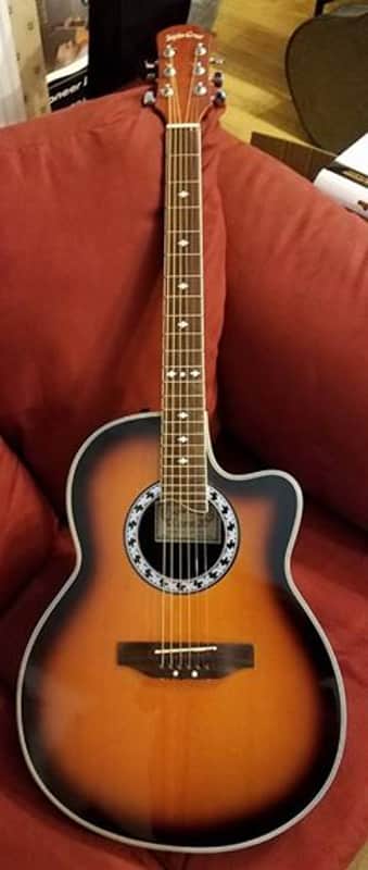 Sepia Crue EA-240-BS Acoustic Electric Guitar With Cutaway | Reverb
