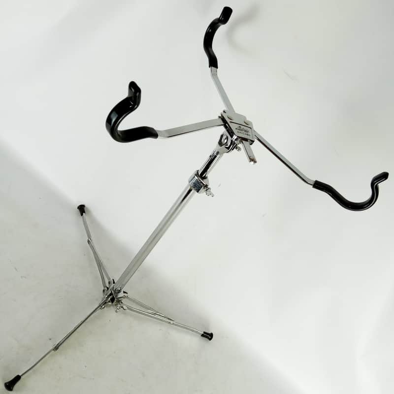 Ludwig Atlas Flat Base#1363 Snare Drum Stand Chrome Vintage 60s Flush Block Logo image 1