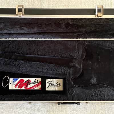 1980’s Fender USA Bullet Bass Hardshell Case + Candy Original Vintage B-34 Deluxe Fits Japan Models image 17