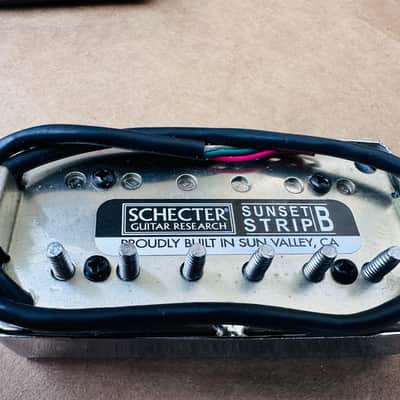 Schecter Sunset Strip Bridge & Pasadena Classic Neck Pickup Set Nickel image 3