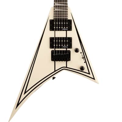 Jackson JS Series RR Minion JS1XM Snow White With Black Pin Stripes image 1