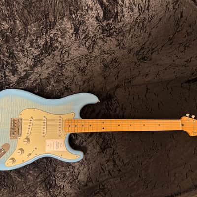 Fender 2024 Collection Made in Japan Hybrid II Stratocaster -Flame Celeste Blue image 2