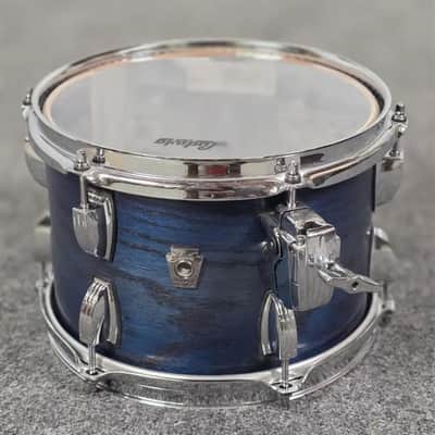 Used Ludwig Classic Oak 4pc Drum Set Blue Burst - Very Good image 7