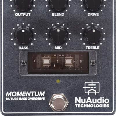 Mission Engineering NuAudio Momentum NuTube Overdrive Bass Effects Pedal, Gray image 1