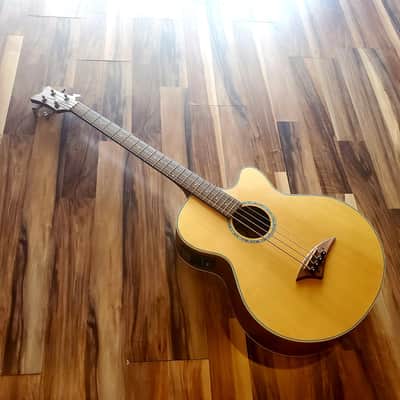 Dean PBCE Acoustic Electric Bass Cutaway Spruce Top image 3