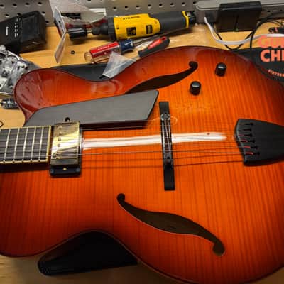 2020 Sadowsky Jim Hall Signature Model Sienna Burst w/ Original Case image 13