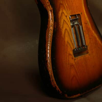 1954 Fender Stratocaster Early Serial #0071 Sunburst Electric Guitar Original image 18
