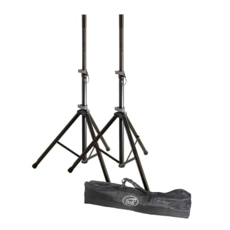Peak SS-25 Pin Locking Speaker Stands ( Pair W/ Bag) image 1