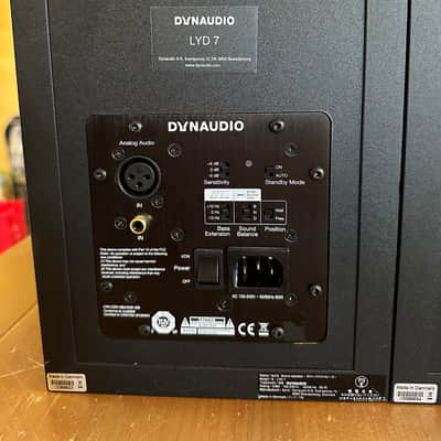 Dynaudio LYD 7 Active Nearfield Studio Monitor (Pair) 2016 - 2019 - Black image 5