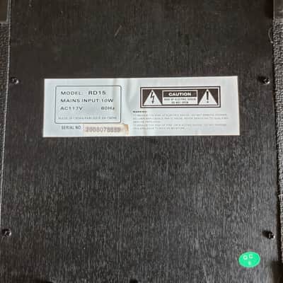 Indiana Rd15 guitar amplifier 2018 - Black image 2