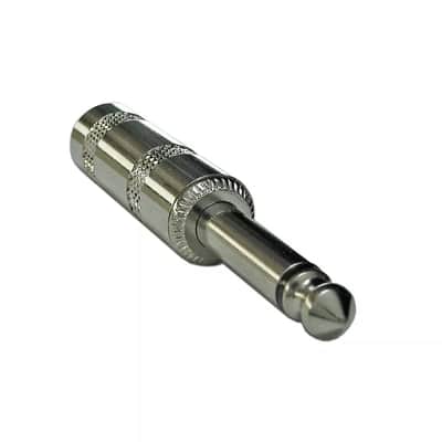 1/4 Mono Ts Heavy Duty Male Audio Speaker Guitar Cable Connector Plug Jack image 1