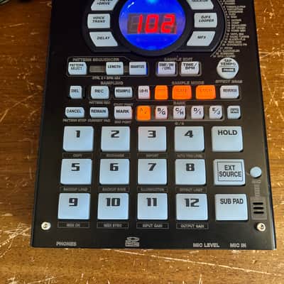 Roland SP-404SX Linear Wave Sampler 10th Anniversary Dark gray x gold w/ power supply image 4