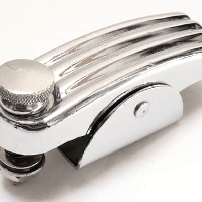 Slingerland Clam Shell Strainer/Butt End for Radio King Snare Drum, Chrome Plated - 1960s / INSPECTED & TESTED image 2