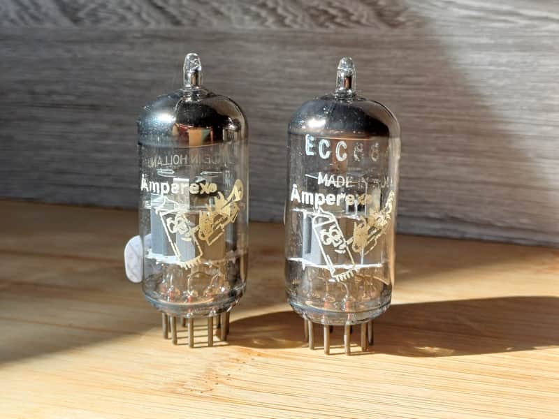 Awesome 1963 NOS PHILIPS AMPEREX ecc88 6DJ8 Heerlen with same code.Great tone ! Double stage getter. image 1