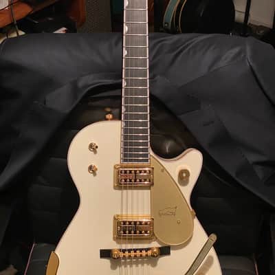 Gretsch Penguin Vintage White G6134T-58 Vintage Select '58 with Bigsby 2018 image 6