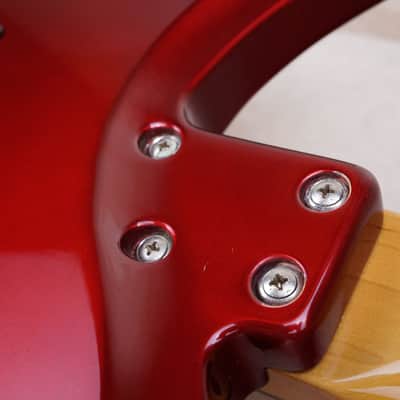 Tokai Blazing Fire Talbo Reissue SSS MIJ 1990's Metallic Red Seymour Duncan HHH Pickups Made in Japan w/ Bag image 16