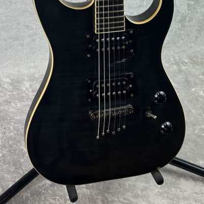 Washburn X-Series Pro X50PROFE electric guitar in transparent black image 2