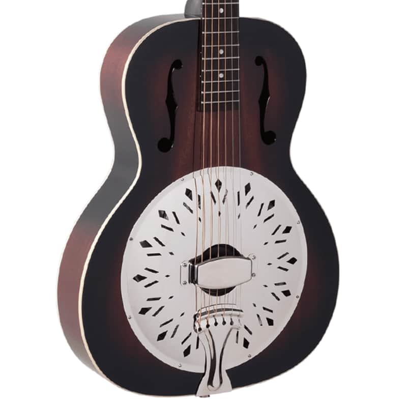 Recording King Biscuit Cone Resonator, Small Body, Vintage Sunburst  RR-41-VS image 1