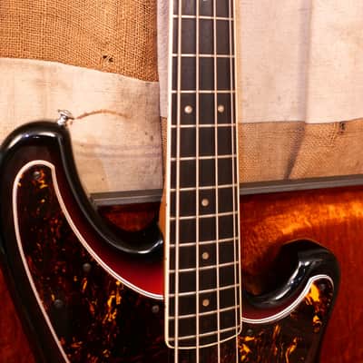 1970's Yamaha SB-55 Sunburst Bass Guitar image 5