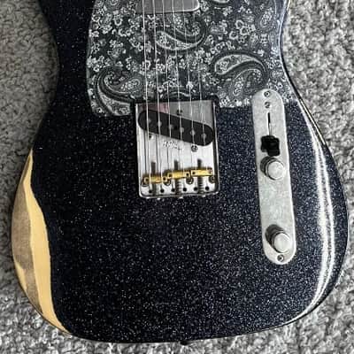Mint Fender  Brad Paisley Road Worn Telecaster, Maple Fingerboard, Black Sparkle image 1