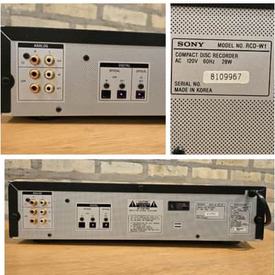 SONY RCD-W1 CD Recorder/dubbing w/remote fully functional refurbished image 8