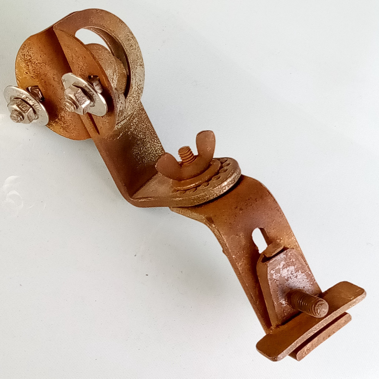 Slingerland Clamp-On Ratchet Tom Mount Bass Drum Wood-Hoop Radio King 40s #1285 — main photograph