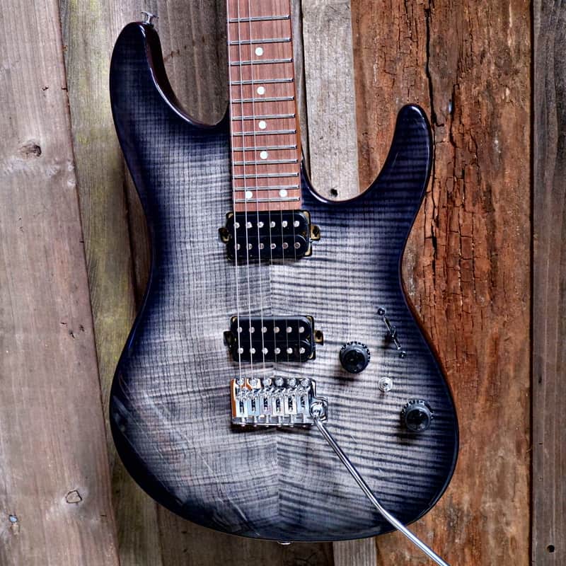 Ibanez AZ24S1F-TKS Standard - Transparent Black Sunburst w/ Gig Bag image 1