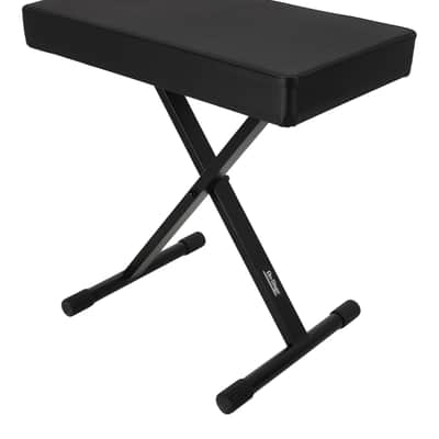 On-Stage KT7800+ Adjustable X-Style Keyboard Bench, Thick Cushion, Folds Flat image 3