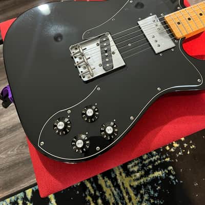 Fender Vintera '70s Telecaster Custom with Maple Fretboard 2019 - 2023 - Black image 2