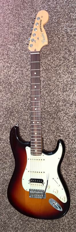 2020 Fender American Performer Stratocaster HSS with Rosewood Fretboard 3-Tone Sunburst | s-1  switch  HSS electric  guitar made in  the usa Hardshell case