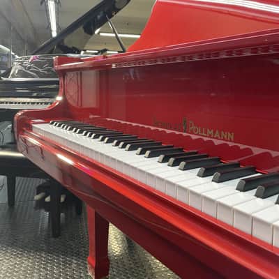 SCHULZE POLLMANN PIANOFORTE A MEZZA CODA S160 ROSSO image 2