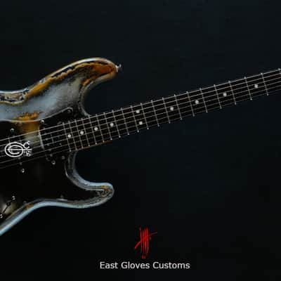 Fender Stratocaster Witch’s Bone Ash Finish Heavy Aged Relic by East Gloves Customs image 11