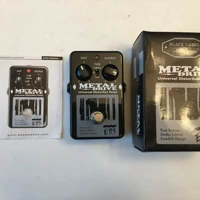 EBS Metaldrive Metal Drive Distortion Studio Edition Guitar Effect Pedal + Box image 1