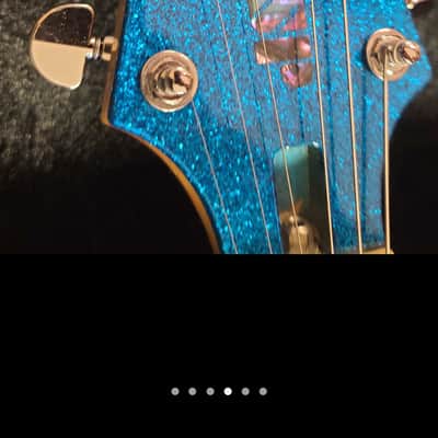 ESP Custom Shop Crying Star Left Handed 2013 Blue Sparkle image 2