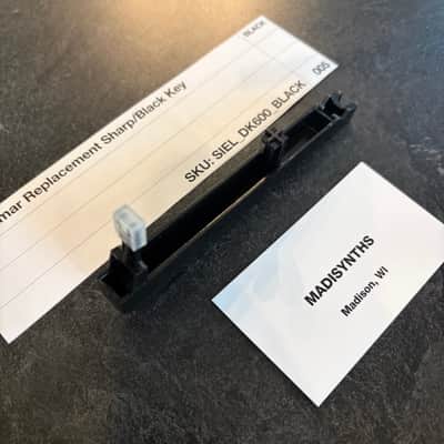 ORIGINAL Fatar Replacement SHARP/BLACK Key for Siel DK-600/Opera, DK-700, DK-80; Crumar Bit One, Bit 99 image 3